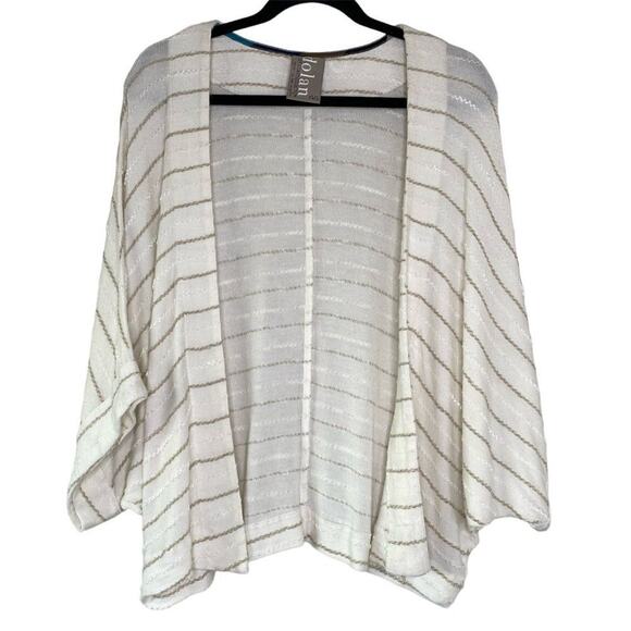 Dolan Anthropologie Left Coast Collection Striped Open Knit Cardigan Small - Picture 1 of 12